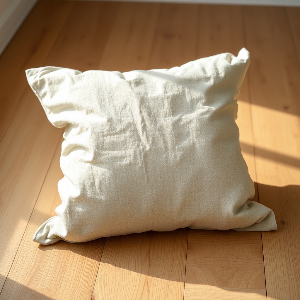 Coussin lin naturel lavé bohème en gros